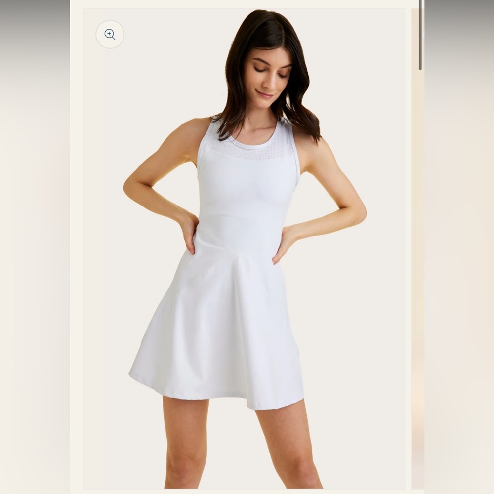 ALALA Serena Dress in White Tennis Dress REVOLVE Size Large NEW